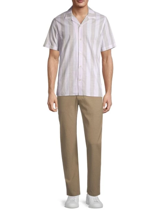 NN07 Miyagi Striped Bowling Shirt For Men 4 NN07 Miyagi Striped Bowling Shirt For Men - Image 2