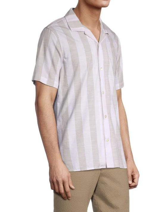 NN07 Miyagi Striped Bowling Shirt For Men 6 NN07 Miyagi Striped Bowling Shirt For Men - Image 4