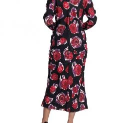 Marni Rose-Print Long-Sleeve Midi-Dress -Modern Wear Hub unnamed file 108