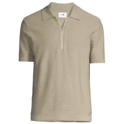NN07 Hansie Quarter-Zip Polo Shirt For Men Khaki 8 NN07 Hansie Quarter-Zip Polo Shirt For Men Khaki -Modern Wear Hub unnamed file 1081