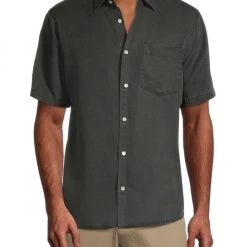 NN07 Arne Short-Sleeve Button-Front Shirt For Men -Modern Wear Hub unnamed file 1095