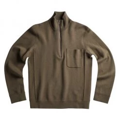 NN07 Core Luis Quarter-Zip Sweater For Men Navy Blue