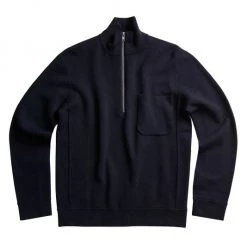 NN07 Core Luis Quarter-Zip Sweater For Men Navy Blue -Modern Wear Hub unnamed file 1133