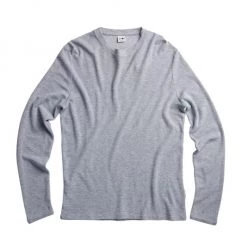 NN07 Core Clive Long-Sleeve Shirt For Men Grey Melange -Modern Wear Hub unnamed file 1157