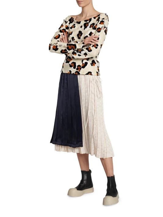 Marni Animal-Print Cotton Long-Sleeve Top 4 Marni Animal-Print Cotton Long-Sleeve Top - Image 2