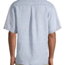 NN07 The Commuter, The Weekender, Linen Short-Sleeve Popover For Men -Modern Wear Hub unnamed file 1284