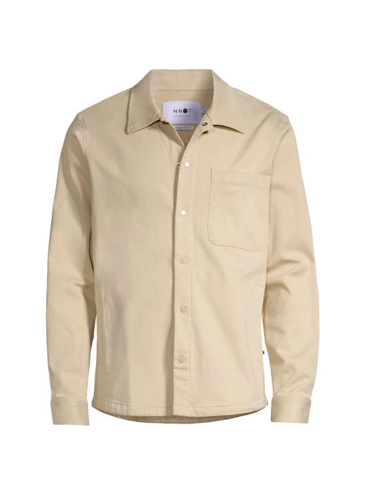 NN07 Philip Stretch-Cotton Shacket For Men 2 NN07 Philip Stretch-Cotton Shacket For Men