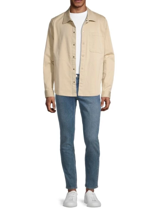 NN07 Philip Stretch-Cotton Shacket For Men 3 NN07 Philip Stretch-Cotton Shacket For Men - Image 2