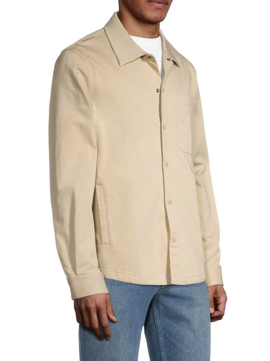 NN07 Philip Stretch-Cotton Shacket For Men 5 NN07 Philip Stretch-Cotton Shacket For Men - Image 4