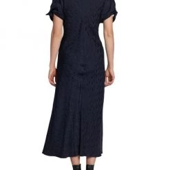 Marni Tie-Front Short-Sleeve Midi-Dress -Modern Wear Hub unnamed file 166