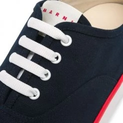 Marni Paw Lace-Up Sneakers For Men Night Blue -Modern Wear Hub unnamed file 219