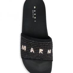 Marni Raffia Pool Slides For Men Caramel -Modern Wear Hub unnamed file 227