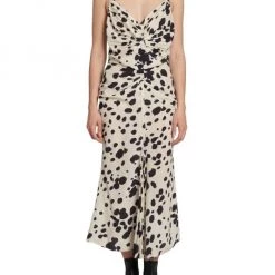 Marni Dot-Print Silk Midi-Dress -Modern Wear Hub unnamed file 259