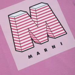 Marni Little Kid's & Kid's 'M' Logo T-Shirt For Kids -Modern Wear Hub unnamed file 296
