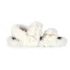 Marni Fussbett Light Two-Buckle Shearling Sandals
