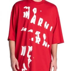 Marni Printed Oversized Logo T-Shirt For Men -Modern Wear Hub unnamed file 352