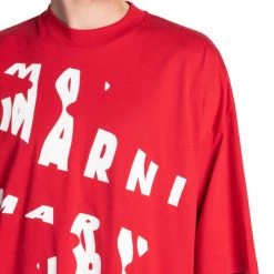 Marni Printed Oversized Logo T-Shirt For Men -Modern Wear Hub unnamed file 355