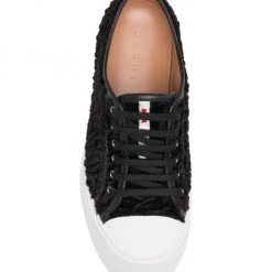 Marni Pablo Shearling Low-Top Sneakers For Men Black Black -Modern Wear Hub unnamed file 381