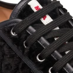 Marni Pablo Shearling Low-Top Sneakers For Men Black Black -Modern Wear Hub unnamed file 382