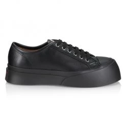 Marni Pablo Shearling Low-Top Sneakers For Men Black Black -Modern Wear Hub unnamed file 383
