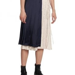 Marni Colorblocked Woven A-Line Skirt -Modern Wear Hub unnamed file 388