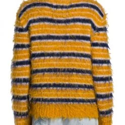Marni Striped Mohair-Blend Crewneck Sweater For Men -Modern Wear Hub unnamed file 41