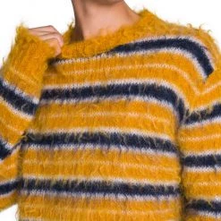 Marni Striped Mohair-Blend Crewneck Sweater For Men -Modern Wear Hub unnamed file 42