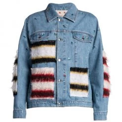 Marni Knit-Patch Embroidered Jacket For Men