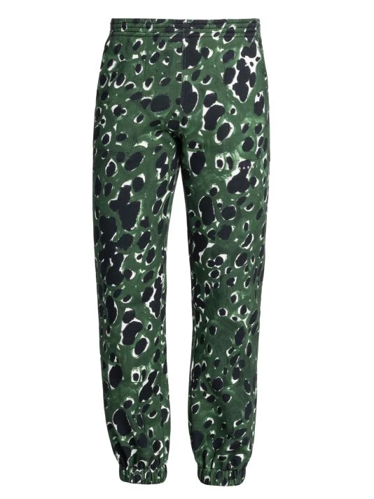 Marni Leopard-Print Sweatpants For Men 3 Marni Leopard-Print Sweatpants For Men