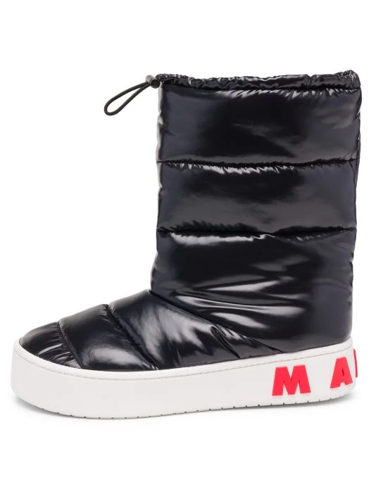 Marni Paw Quilted Nylon Puffer Boots For Men Lemon 3 Marni Paw Quilted Nylon Puffer Boots For Men Lemon