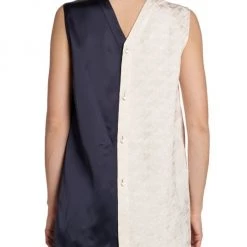 Marni Colorblocked Woven Sleeveless Top -Modern Wear Hub unnamed file 466