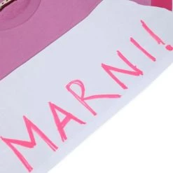 Marni Little Girl's & Girl's Cropped Logo Sweater For Kids -Modern Wear Hub unnamed file 628