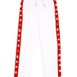 Marni Little Girl's & Girl's Logo Tape Track Pants For Kids