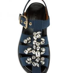 Marni Crystal-Embellished Fisherman Sandals Camellia -Modern Wear Hub unnamed file 642