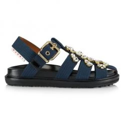 Marni Crystal-Embellished Fisherman Sandals Camellia -Modern Wear Hub unnamed file 644