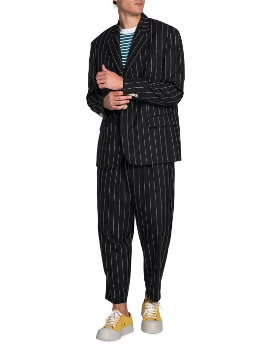 Marni Striped Wool Blazer For Men 4 Marni Striped Wool Blazer For Men - Image 2