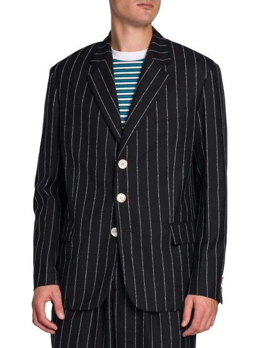 Marni Striped Wool Blazer For Men 5 Marni Striped Wool Blazer For Men - Image 3