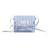 Marni Mini Striped Poplin Accordion Bag For Men Pink Gummy Iris