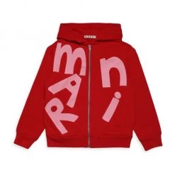 Marni Little Girl's & Girl's Logo Zip-Up Sweater For Kids