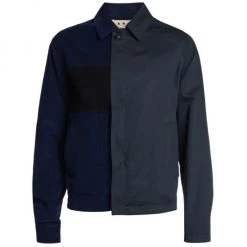 Marni Cotton Gabardine & Wale Corduroy Jacket For Men