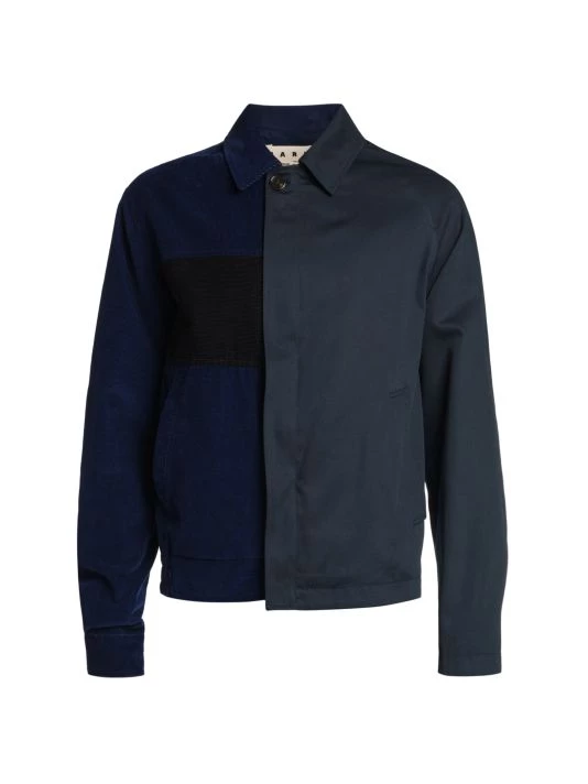 Marni Cotton Gabardine & Wale Corduroy Jacket For Men 3 Marni Cotton Gabardine & Wale Corduroy Jacket For Men