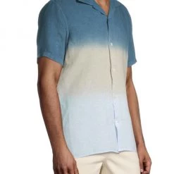 NN07 Linen Ombré Short-Sleeve Shirt For Men -Modern Wear Hub unnamed file 843