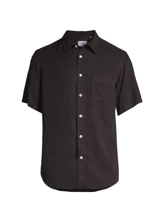 NN07 Arne Pocket Shirt For Men Black 5 NN07 Arne Pocket Shirt For Men Black - Image 3