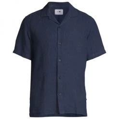 NN07 High Summer Miyagi 5706 Bowling Shirt For Men Navy -Modern Wear Hub unnamed file 935