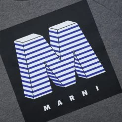 Marni Little Kid's & Kid's Logo Crewneck Sweatshirt For Kids -Modern Wear Hub unnamed file 97